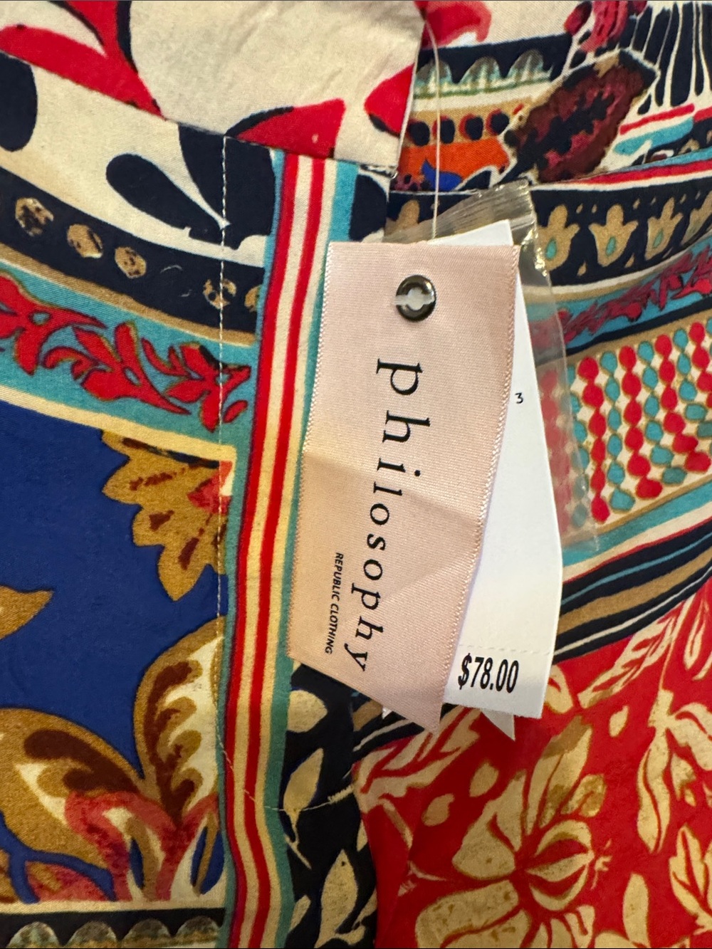 Philosophy Women’s print Pants - Picture 3 of 5